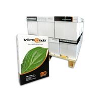 versando 50 000 feuilles de papier pour imprimante A4 blanc brillant CIE161 Premium 1 palette (100 rames de 500 feuilles HighWhite 80) Couleurs vives, police claire, certifié PEFC