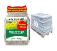 versando 510kg jusqu'à 25.500m² Engrais gazon printemps : repousse la mousse et les mauvaises herbes pour un gazon vert et sain Engrais gazon de printemps à effet immédiat 1/2 palette 51x10kg, Premium