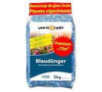 versando 5kg Engrais bleu jusqu'à 75m² : Engrais NPK pour fruits légumes &