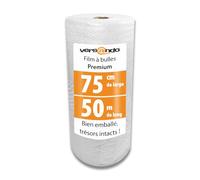 versando Premium film à bulles 50m x 0,75m expédition, emballage, déménagement papier bulle rouleau à deux couches