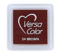 Versasmall Tampon encreur VersaColor Pigment, Petit Cube-Brown, Marron