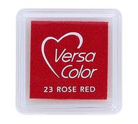 Versasmall Tsukineko Tampon encreur VersaColor Pigment, Petit Cube-Rose Red