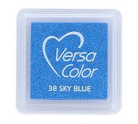 Versasmall Tsukineko Tampon encreur VersaColor Pigment, Petit Cube-Sky Blue