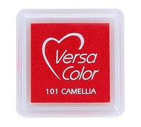 Versasmall Tsukineko VersaColor Tampon encreur Petit Cube 25 × 25 mm Pigment Camélia