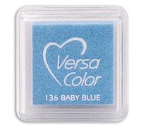 Versasmall VersaColor Tampon encreur Petit Cube 25 × 25 mm Pigment Bébé Bleu