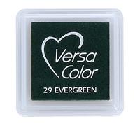 Versasmall VersaColor Tampon encreur Petit Cube 25 × 25 mm Pigment Evergreen