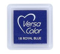 Versasmall VersaColor Tampon encreur petit cube 25 × 25 mm Pigment Royal Bleu