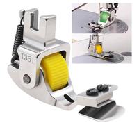 Versatile Adjustable Rolled Hemmer Presser Foot, Sewing Machine Accessories Hemming Tool, Durable Steadilty Sewing Machine Edge Guide Bar