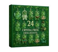 Versatile Calendrier de, l'Avent 2025 Décoration, Festive En Acrylique, 2D | Multiuse Ornements de, Compte à Rebours, de Noël Grenouille, Adultes Easy to Use, Ergonomic Versatile Outdoor