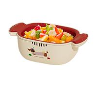 Versatile Vegetable Washing - Fruit Washing Bowl With Strainer | Compact Space-Saving Design And Mixing Basket | For Cleaning Pasta, Rice, Berries, Vegetables, Salads, Meal Preparation, Noodle