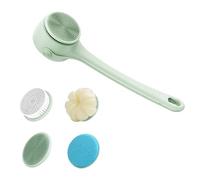 Versatilitys Brosse de douche avec tête interchangeable et double poignée pour améliorer la propreté de la peau de la douche