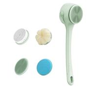 Versatilitys Brosse de douche avec tête interchangeable et double poignée pour améliorer la propreté de la peau de la douche