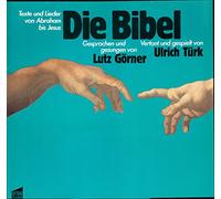 verschiedene Künstler - Bibel, Die / Texte und Lieder von Abraham bis Jesus / 1985 / Bildhülle mit illustrierten Original Text-Innenhüllen / pläne # 88456 und 88457 / Deutsche Pressung / 12 Zoll Vinyl Doppel Langspiel-Schallplatte / Gesprochen und gesungen von Lutz Görner / vertont und gespielt von Ulrich Türk /