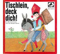 verschiedene Künstler - Grimm, Brüder / Tischlein, deck dich / Klapp-Bildhülle mit illustrierter 6seitiger Original Einheftung / Marcato 40 714 / 40714 / Deutsche Pressung / 7 Zoll Vinyl Single Schallplatte /