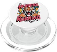 Verse biblique chrétienne rétro « The Heavens are Roaring » PopSockets PopGrip pour MagSafe