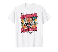 Verse biblique chrétienne rétro « The Heavens are Roaring » T-Shirt