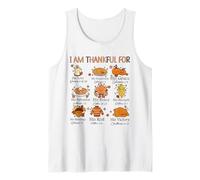 Verse biblique de Thanksgiving chrétien « I Am Thankful for Autumn » Débardeur