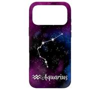 Verseau Astrologie Symbole et Constellation avec nébuleuse Coque pour iPhone 17 Pro Max
