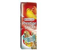 Versele Laga Bâtonnets à collation Prestige pour canaris, fruits exotiques, 1 paquet de 2 bâtonnets