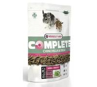 Versele-Laga Complete Chinchilla & Degu | 500 g | Aliment Complet pour Chinchillas et Degus | Extrudés Tout-en-Un Riches en Fibres | sans sucres ajoutés et avec graines de Lin