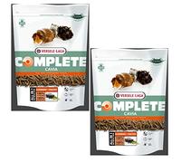 Versele-Laga Complete Cavia Tout-en-Un- Nutrition | Pack Double | 2 x 500 g | Pellets pour cobayes | Contient du Foin Timothy | enrichi de Baies de sureau et d'herbes aromatiques