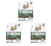 Versele-Laga Complete Cuni Sensitive | Pack de 3 | 3 x 500 g | Aliment Complet pour Lapins | Soutien en Cas de Boules de Poils | Granulés Tout-en-Un | Développé par des vétérinaires