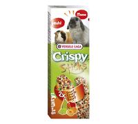 Versele Laga Crispy Sticks Lapins-Cobayes Fruits - 2 pièces 110gx8