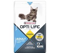 Opti Life Adult Sterilised/Light Alimentation Chats Au Poulet Sachet 2,5kg