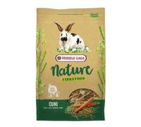 Versele-Laga Nature Fibrefood Cuni | 1 kg | Aliment Complet pour Lapins sensibles | Mélange varié Plein de différentes Herbes et légumes | sans céréales