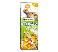 Versele Laga Lot de 16 bâtonnets croustillants pour Hamster et Gerbille Miel