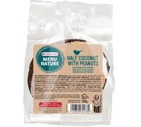 Friandise pour oiseaux - VERSELE LAGA - Menu nature - Half coconut with peanuts - Demi noix de coco aux arachides - 200 g