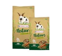 Versele-Laga Nature Fibrefood Cuni | 1 kg | Aliment Complet pour Lapins sensibles | Mélange varié Plein de différentes Herbes et légumes | sans céréales