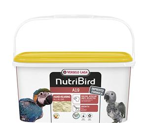 VERSELE-LAGA - NutriBird A19 - Aliment d'Elevage à la Main pour Oisillon Perroquet - Aras, Gris du Gabon, Electus - Energie - 3kg