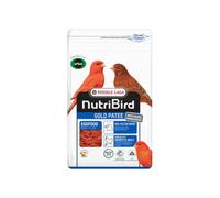 Versele-Laga NutriBird Gold Patee Oiseaux à Facteur Rouge | 1 kg | Nourriture aux œufs prête à l'emploi pour canaris Rouges et Autres Oiseaux d'ornement Rouges | Humidifié avec du Miel 100% Naturel