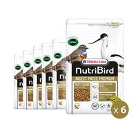 VERSELE-LAGA - NutriBird Insect Patee Premium - Patée Oiseaux Idéale Concours - Riche en Protéines - pour Tous Les Insectivores - 6x500g
