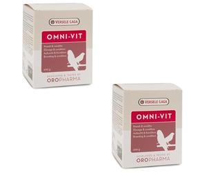 Versele-Laga Omni-VIT | Pack Double | 2 x 200 g | Complément Alimentaire pour Oiseaux | Complément multivitaminé pour Soutenir la Reproduction et Le développement | Mélange équilibré