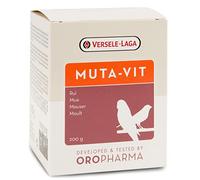 VERSELE-LAGA - Oropharma Muta-VIT - Mélange Vitamines et Méthionine pour Oiseaux - pour Renforcer Plumage - 200g