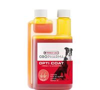 VERSELE-LAGA - Oropharma Opti Coat - Complément Alimentaire Chien - avec Huile de Saumon - pour Un Pelage Luisant - 100% Naturel - 250mL