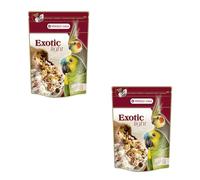 Versele-Laga Perroquets Exotic Light | Pack Double | 2 x 750 g | pour Grandes perruches et perroquets | avec 35% de céréales soufflées, y Compris du maïs soufflé et du blé soufflé