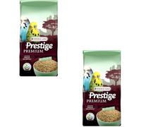 Versele-Laga Prestige Premium Budgies | Pack Double | 2 x 800 g | Mélange de graines enrichi avec granulés extrudés VAM - Perruches | Peut être utilisé comme Aliment de Base