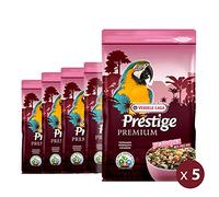 VERSELE-LAGA - Prestige Premium Perroquets - Mélange de Graines Enrichi, Complet et Varié sans Noix (5 x 2 KG)