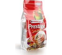 Versele Laga Prestige Snack Perruches 125G - Friandise avec biscuits et fruits pour moyens et grands perroquets