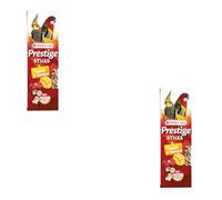 Versele-Laga Prestige Sticks Grandes Perruches à la Mangue & Églantier | Pack Double | 2 x 140 g | Snack pour Grandes perruches | sans sucres ajoutés ni conservateurs synthétiques