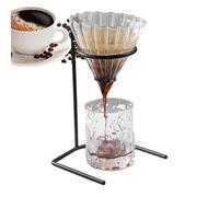 Verser au-dessus de la station de café, verser sur la grille de café, Porte-gouttes pour café, Porte-gobelet avec filtre anti-goutte en métal, porte-filtre minimaliste goutte d'eau,