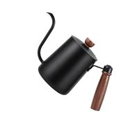 Verser du café de 600 ml sur des pots, Black | Théières d ' une capacité de 600 ml avec manche en bois pour un brassage goutte à goutte précis, pour améliorer la