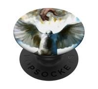 Verser Le vin Nouveau de la Colombe de la Paix du Saint-Esprit PopSockets PopGrip Adhésif