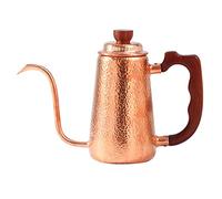 Verser sur le café bouilloire, une théière de col en col de café avec une précision vers le bec, la poignée en bois, le forcoffee et le thé, la maison et le plein air, tous les stovetops, 700 ml