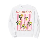 Verset biblique chrétien de la Fidélité Branche d'olivier Sweatshirt