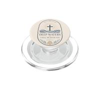Verset biblique chrétien Deep Waters Isaiah 43 2 Faith PopSockets PopGrip pour MagSafe