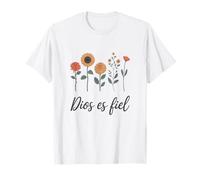 Verset biblique chrétien Espagnol Dios ES Fiel Cristianos T-Shirt